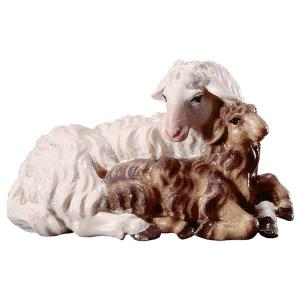 UL Schaf mit Lamm liegend